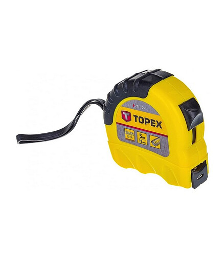 Рулетка TOPEX 27C305 5м*19мм 438x503 в Материке