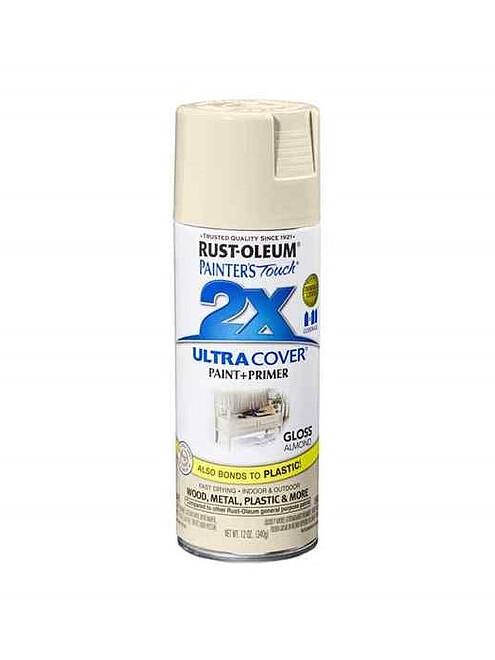 Краска аэроз.ULTRA COVER 2X глянц. миндальный, 340г 495x660 Краска аэроз.ULTRA COVER 2X глянц. миндальный, 340г 495x660 в Материке