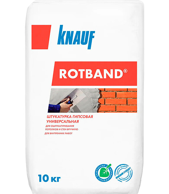 Штукатурка KNAUF Ротбанд гипсовая, 10кг 586x674 Штукатурка KNAUF Ротбанд гипсовая, 10кг 586x674 в Материке