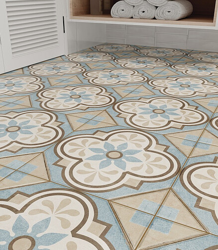Керамогранит Cersanit DAISY 29,8х29,8 см 1,154 м2 цвет многоцветный пэчворк 438x503 в Материке - Вариант 2