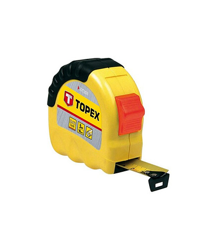 Рулетка TOPEX 27C308 8м*25мм 438x503 в Материке