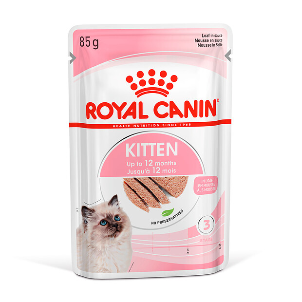 Корм для котят кусочки в паштете Kitten Loaf (85г) Royal Canin