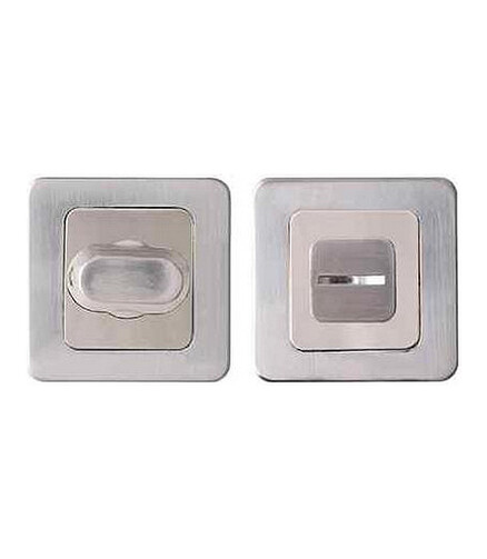 Завертка WC сантехническая Code Deco WC-2207-CRM/CR, мат.хром/хром 438x503 в Материке