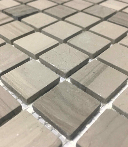 Мозаика каменная MosaicStory MONTE 30х30см цвет серый 438x503 в Материке