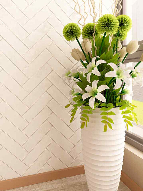 Плитка фасадная Beryoza Ceramica МАТЕО 7,5x25см 0,79м2 цвет структура белый 495x660 Плитка фасадная Beryoza Ceramica МАТЕО 7,5x25см 0,79м2 цвет структура белый 495x660 в Материке