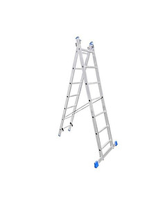 Лестница универсальная LadderBel алюмин. 2- секционная 7-ступ. 2-х секц. LS207