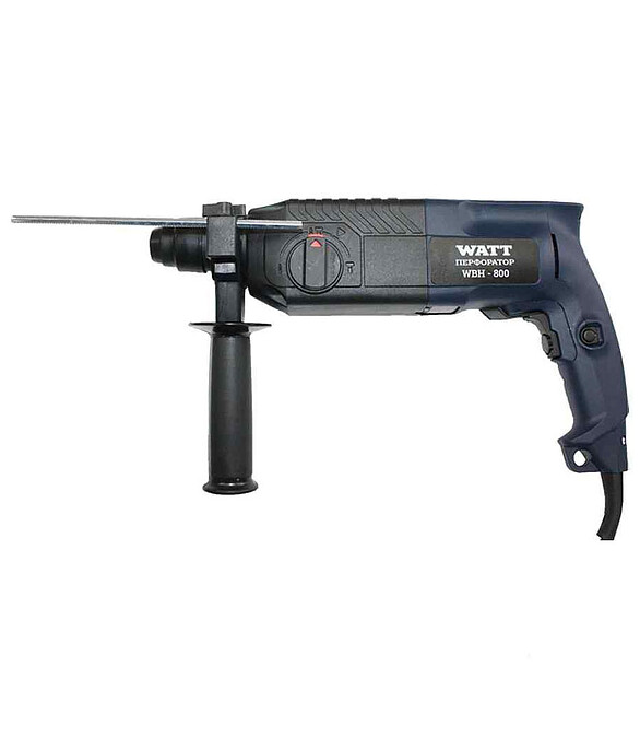 Перфоратор WATT WBH-800 800Вт 2,5Дж 586x674 Перфоратор WATT WBH-800 800Вт 2,5Дж 586x674 в Материке