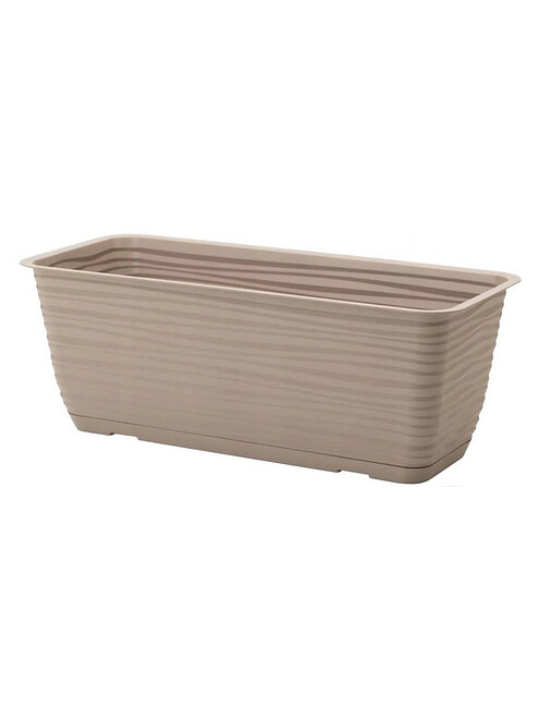 Ящик балконный SAHARA с поддоном (38,9x17x14,5см) пластик бежевый 3180-051 495x660 Ящик балконный SAHARA с поддоном (38,9x17x14,5см) пластик бежевый 3180-051 495x660 в Материке