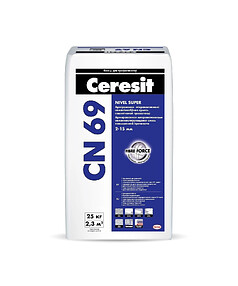 Смесь CERESIT CN 69 самонивелир. 2-15мм, 25кг 238x286 в Материке