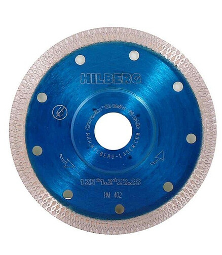 Диск алмазный HILBERG Hard Materials X-тип 125х1.2мм 438x503 в Материке