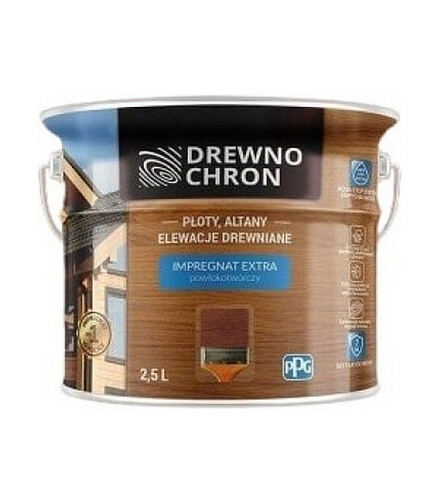 Пропитка DREWNOCHRON орех темный, 2,5л 438x503 в Материке
