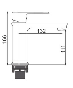 Смеситель K11022 (для умывальника) 238x286 в Материке - Вариант 2