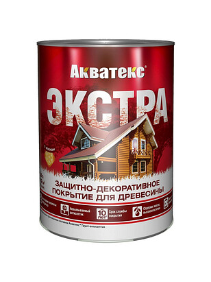Антисептик АКВАТЕКС ЭКСТРА Рогнеда красное дерево, 0,8л 238x286 в Материке