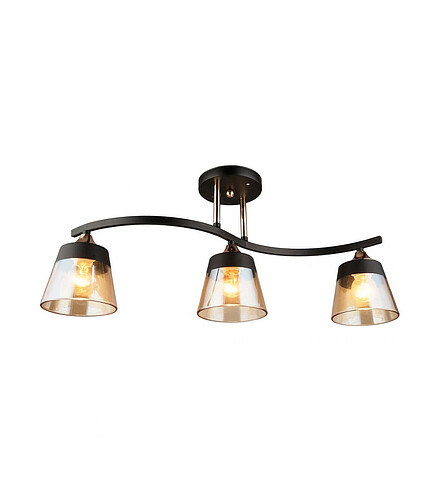 Люстра IMEX MD.3772-3-S BK+FGD 60W/E27 438x503 в Материке