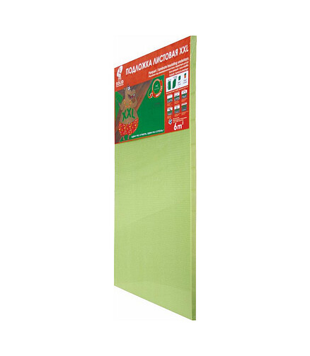Подложка д/пола SOLID XXL 1.2*0.5м*3мм (1уп=10шт=6м2) 438x503 в Материке