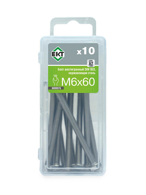 Болт 6-гранный M6х70, DIN933, НЕРЖ. СТАЛЬ, ЕКТ (уп=10шт) 495x660 Болт 6-гранный M6х70, DIN933, НЕРЖ. СТАЛЬ, ЕКТ (уп=10шт) 495x660 в Материке