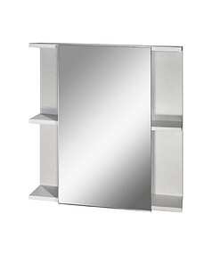 Шкаф зеркальный ГАММА 07Т белый 680х600х170мм