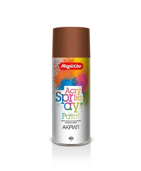 Краска аэроз. MagicLine акрил. RAL8008 бронзовая, 265г 495x660 Краска аэроз. MagicLine акрил. RAL8008 бронзовая, 265г 495x660 в Материке