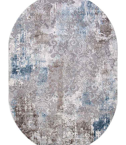 Ковер ARMINA 03853A Blue/Blue 200*290, овал 438x503 в Материке