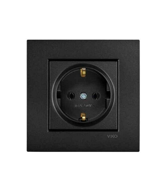 Розетка Viko NOVELLA 92105542 1мест. с/з шторки черный 586x674 Розетка Viko NOVELLA 92105542 1мест. с/з шторки черный 586x674 в Материке