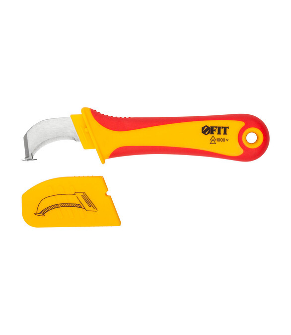 Нож изолированный FIT с пяткой 586x674 Нож изолированный FIT с пяткой 586x674 в Материке