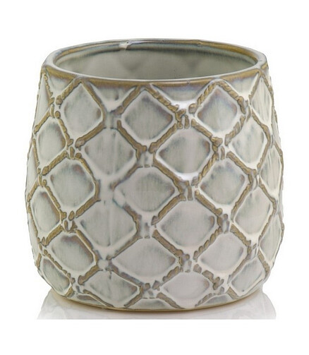 Горшок VINTAGE (12х11см) керамика кремовый арт.01.007.12 438x503 в Материке