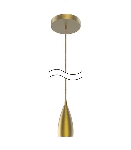 Светильник потолочный GAUSS Decor PL032 E27 1м 438x503 в Материке