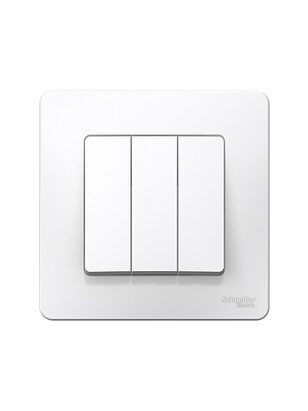 Выключатель SE BLANCA BLNVS100501 3кл. белый 238x286 в Материке