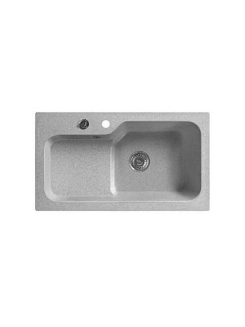 Мойка SG-REC-HALF-8045 800х452мм 1,5 чаши иск.мрам.-ОЛОВО СВ.СЕР.RS прав. с сиф. 495x660 Мойка SG-REC-HALF-8045 800х452мм 1,5 чаши иск.мрам.-ОЛОВО СВ.СЕР.RS прав. с сиф. 495x660 в Материке