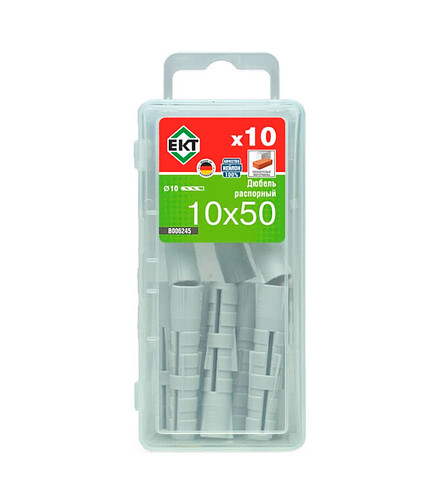 Дюбель распорный KEW DSD S 10х50 нейлон B006245 (уп=10шт)_BOX 438x503 в Материке