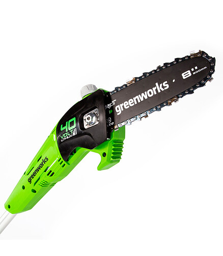 Высоторез без аккум. GREENWORKS G40PSF 40В 438x503 в Материке - Вариант 3