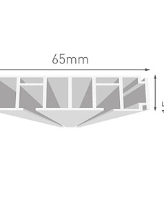 Карниз потол. TOP SYSTEM-SET A 2р 150см