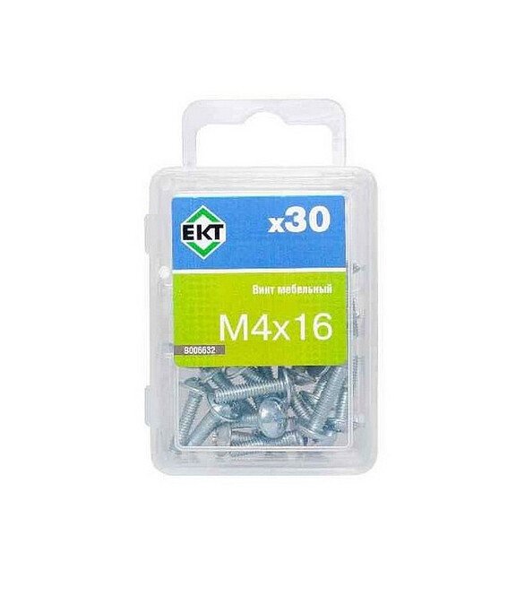 Винт мебельный 4х16 шлиц KOMBI, цинк (уп=30шт) B006632_BOX 586x674 в Материке