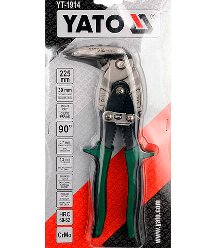 Ножницы по металлу 90° YATO правые 438x503 в Материке - Вариант 2