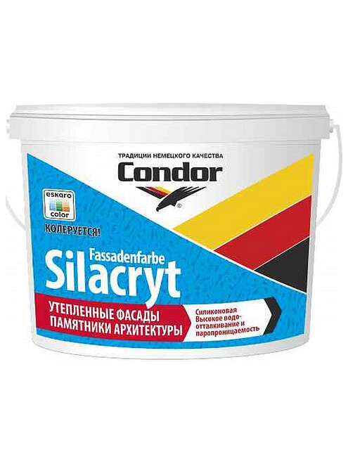 Краска Condor Fassadenfarbe-Silacryt, 7,5кг 495x660 Краска Condor Fassadenfarbe-Silacryt, 7,5кг 495x660 в Материке