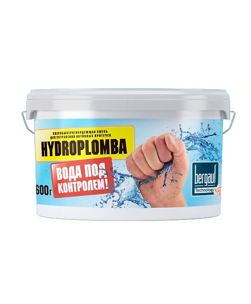 Смесь Bergauf HYDROPLOMBA для устранения активных протечек, 0,6кг 495x660 Смесь Bergauf HYDROPLOMBA для устранения активных протечек, 0,6кг 495x660 в Материке