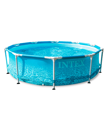 Бассейн каркасный INTEX (305х76см) фильтр-насос арт.28208NP 438x503 в Материке