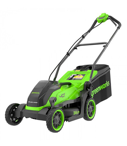 Газонокосилка без аккум. GREENWORKS GD40LM361 40В 35см 438x503 в Материке