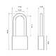 Замок навесной СТАНДАРТ HG-340L (автозапирание)