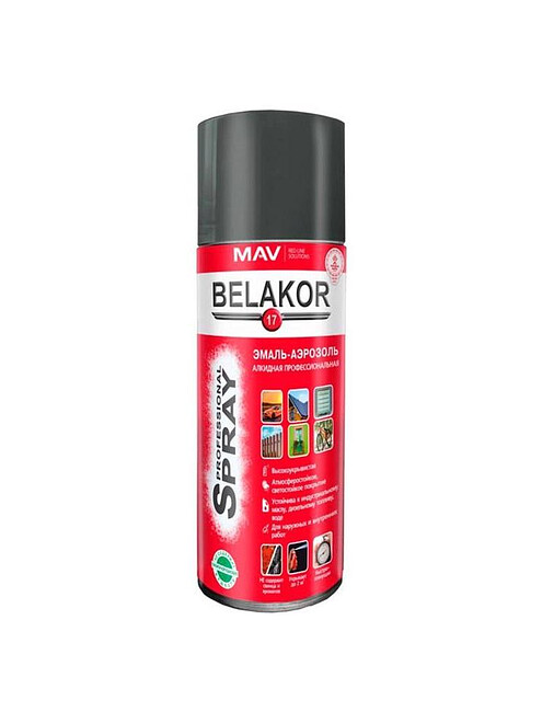 Эмаль аэроз. BELAKOR17 алкид. RAL7012 глянцевая, 520мл 495x660 Эмаль аэроз. BELAKOR17 алкид. RAL7012 глянцевая, 520мл 495x660 в Материке
