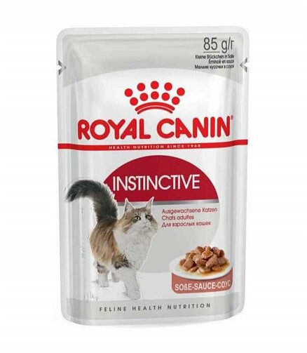 Корм для кошек Royal Canin Instinctive кусочки в соусе (85г) 438x503 в Материке