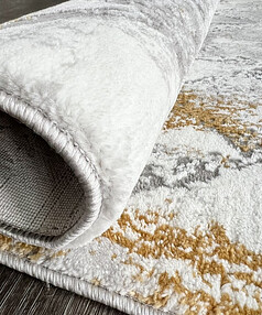 Ковер VELVET 0064A Grey/Yellow 80*150 238x286 в Материке - Вариант 2