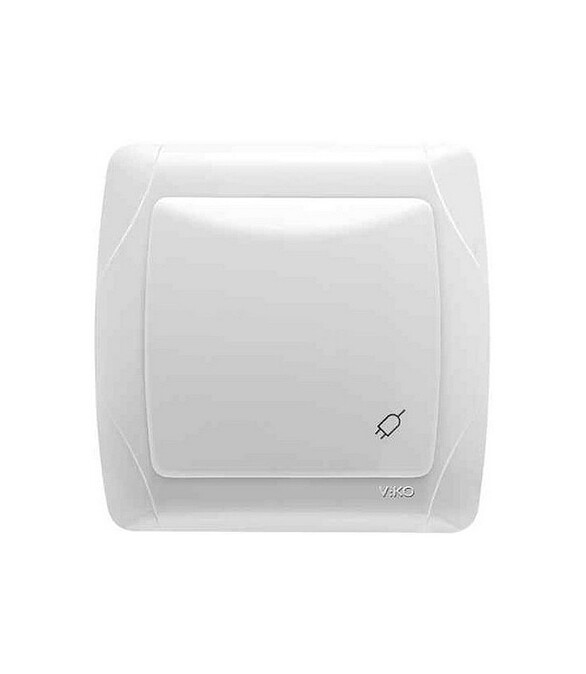 Розетка Viko CARMEN 90561012 1мест. с/з с крышкой белый 586x674 Розетка Viko CARMEN 90561012 1мест. с/з с крышкой белый 586x674 в Материке