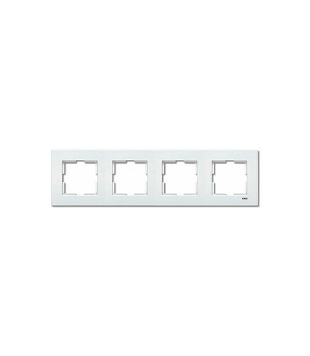 Рамка Viko KARRE 90960203 4мест. белый 438x503 в Материке