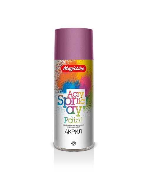 Краска аэроз. MagicLine акрил. RAL4009 светло-фиолетовая, 265г 495x660 Краска аэроз. MagicLine акрил. RAL4009 светло-фиолетовая, 265г 495x660 в Материке