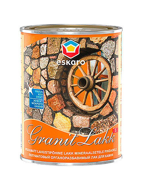 Лак Eskaro Granit Lakk S полуматовый, 1л 495x660 Лак Eskaro Granit Lakk S полуматовый, 1л 495x660 в Материке
