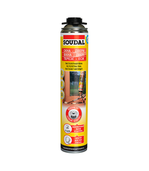 Пена монтажная SOUDAL профессиональная, 750мл 586x674 Пена монтажная SOUDAL профессиональная, 750мл 586x674 в Материке