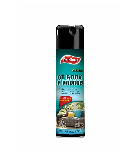 Средство аэрозоль BONA FORTE от клопов, блох (250мл) 586x674 в Материке