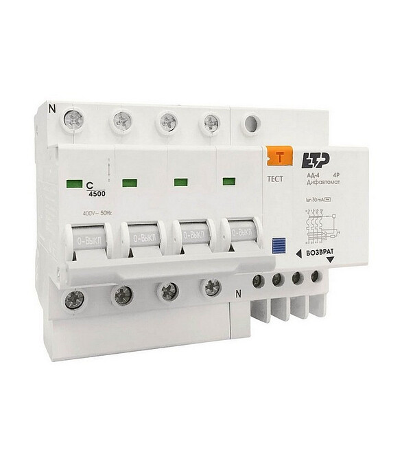 Дифавтомат ETP 4П 25А 586x674 Дифавтомат ETP 4П 25А 586x674 в Материке