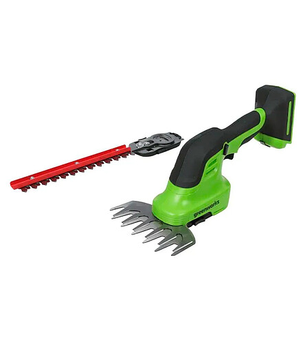 Ножницы газонные без аккум. GREENWORKS G24SHT 24В 438x503 в Материке